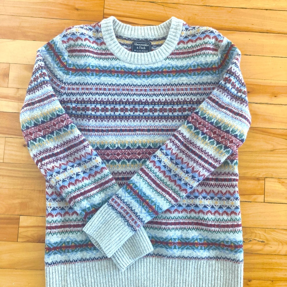 Merino blend multicolor sweater